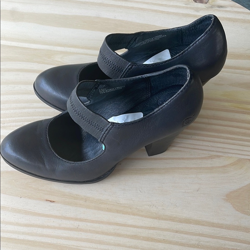 Born Black Heels Mary Jane Style - Picture 4 of 13